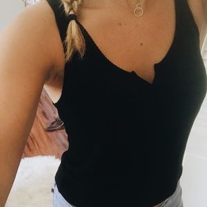American Eagle Outfitters Notch Front Tank